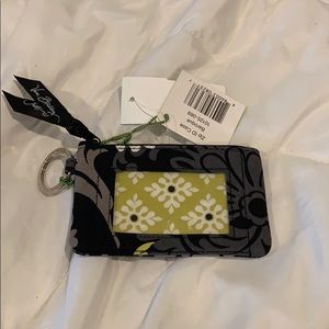 Vera Bradley baroque zip id case bnwt